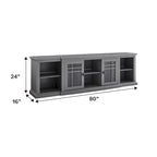 Mobile TV classico a frontale spezzato Middlebrook da 80 pollici