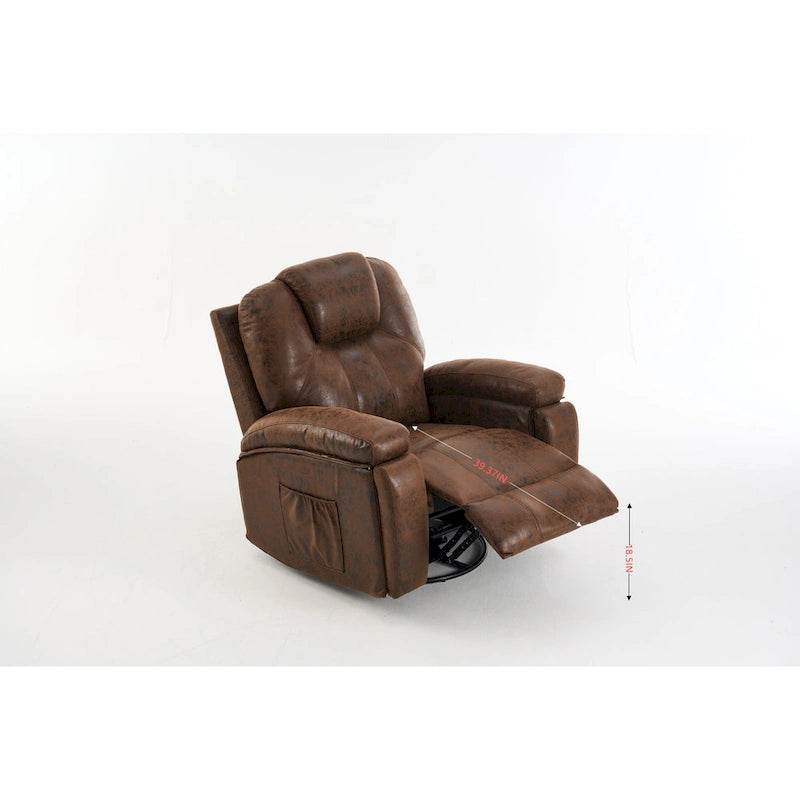 Power Lift Recliner Chair with Massage,Heat for Elderly,Overstuffed Wide Recliners,Heavy Duty,Safety Motion Reclining Mechanism