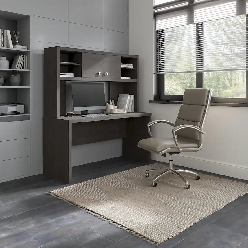 Scrivania con Credenza Echo 60W con Cassettiera di Bush Business Furniture