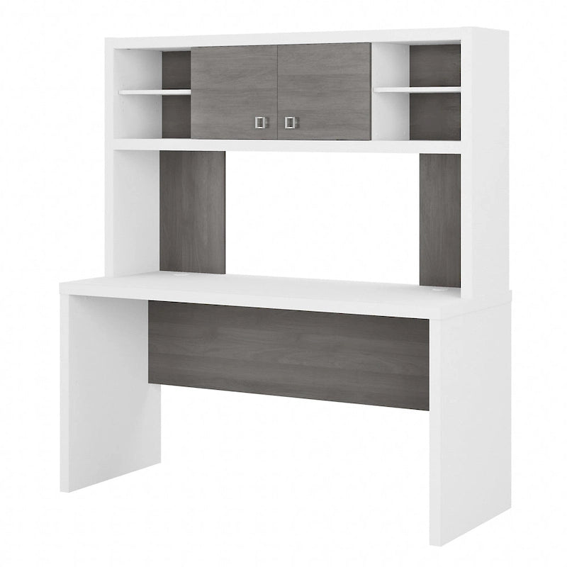 Echo 60W Credenza Desk with Hutch by Bush Business Furniture