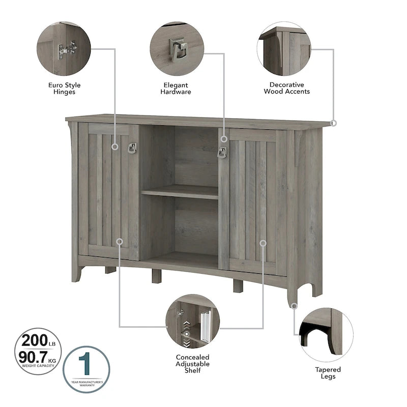 Salinas Accent Storage Cabinet with Doors by Bush Furniture