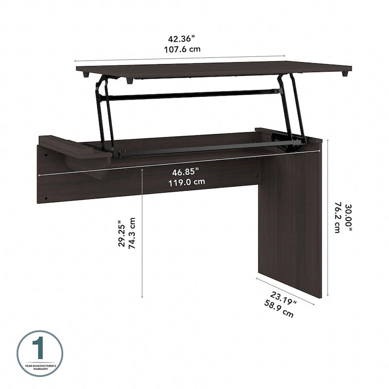Cabot 3 Position Sit to Stand Desk Return