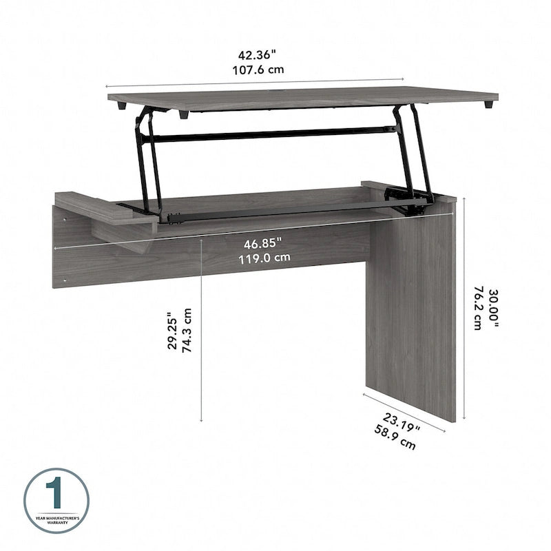 Cabot 3 Position Sit to Stand Desk Return