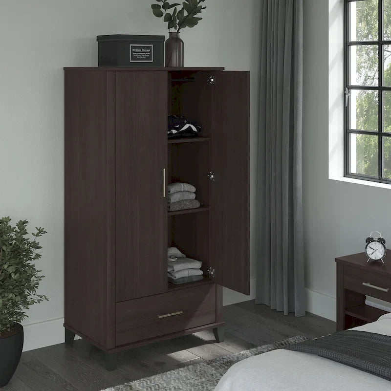 Guardaroba grande Somerset di Bush Furniture