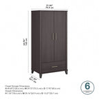 Guardaroba grande Somerset di Bush Furniture