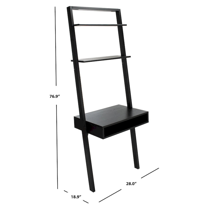 SAFAVIEH Oleta 2-Shelf Leaning Desk