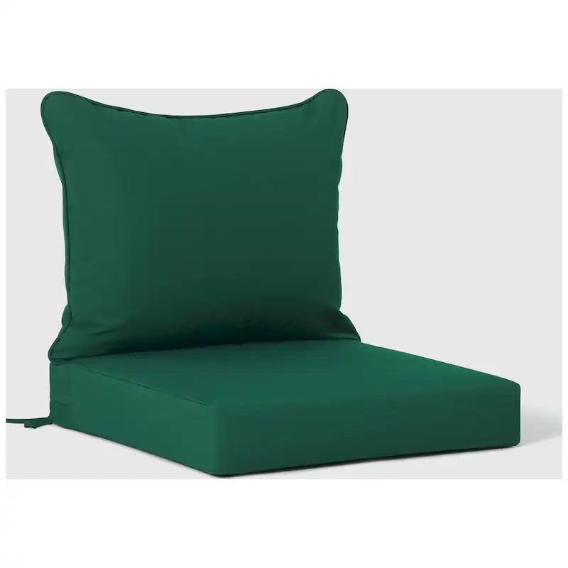 Polytrends Birchwood All Weather HDPE Outdoor Patio Deep Seating Teak Loveseat (2-Piece)