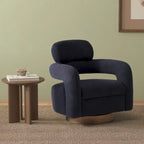 Bayville 29 Wide Sherpa Swivel Chair