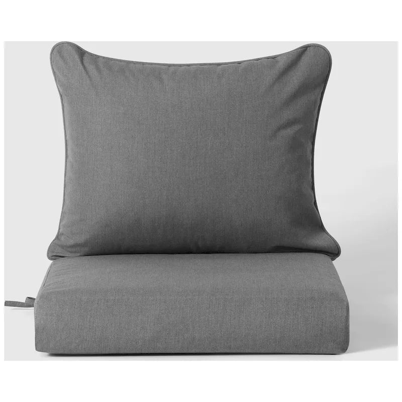Polytrends Birchwood All Weather HDPE Outdoor Patio Deep Seating White Sofa With Cushions (3-Piece)