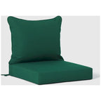 Polytrends Birchwood All Weather HDPE Outdoor Patio Deep Seating White Sofa With Cushions (3-Piece)