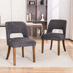 Set of 2 Fabric Upholstered Classical and Mordern Design Dining Side Chair