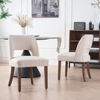 Set of 2 Fabric Upholstered Classical and Mordern Design Dining Side Chair
