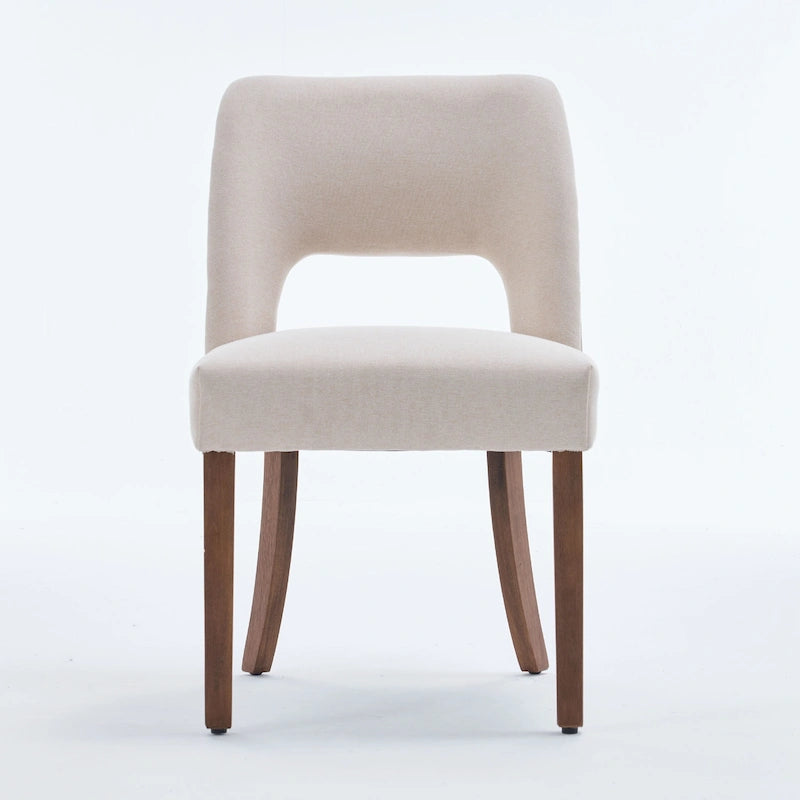 Set of 2 Fabric Upholstered Classical and Mordern Design Dining Side Chair