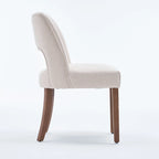 Set of 2 Fabric Upholstered Classical and Mordern Design Dining Side Chair