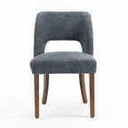 Set of 2 Fabric Upholstered Classical and Mordern Design Dining Side Chair