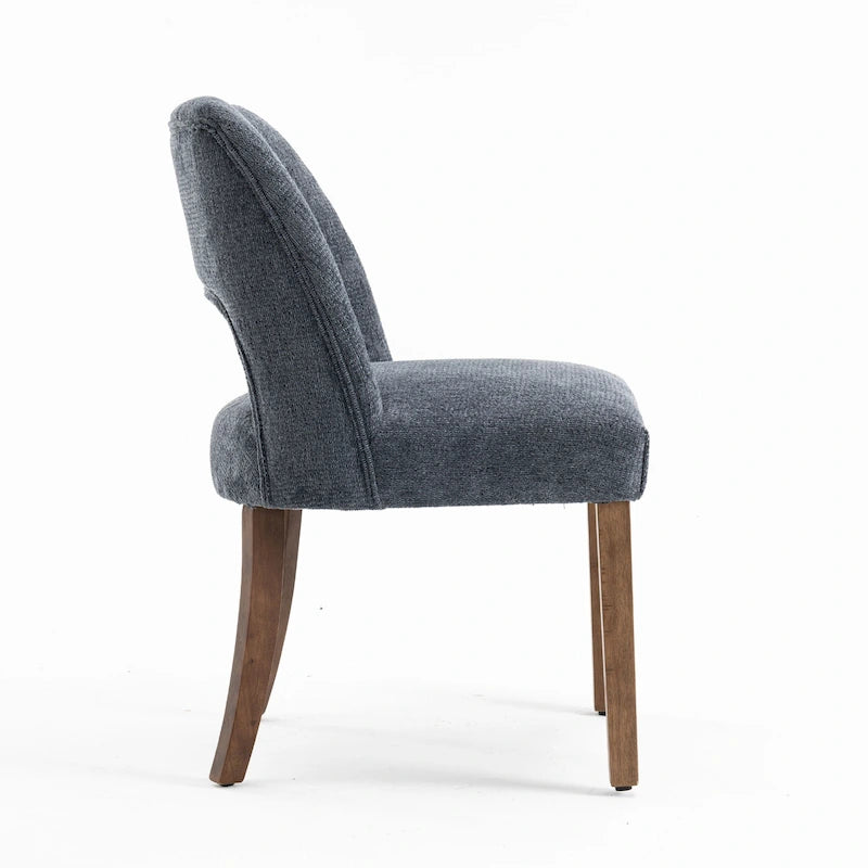 Set of 2 Fabric Upholstered Classical and Mordern Design Dining Side Chair