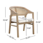 Christopher Knight Home - Cane Upholstered Dining Chair (Set of 2)