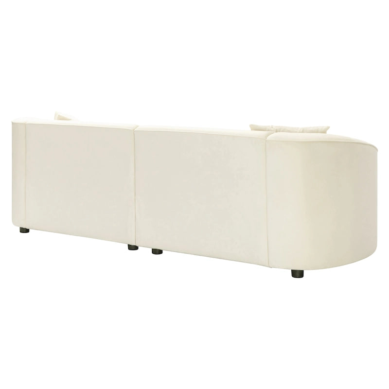 Christopher Knight Home - Allegra Sculptural 87 Curved Sofa