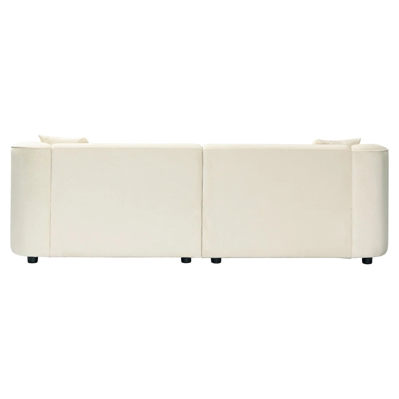Christopher Knight Home - Allegra Sculptural 87 Curved Sofa