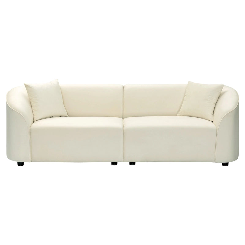Christopher Knight Home - Allegra Sculptural 87 Curved Sofa