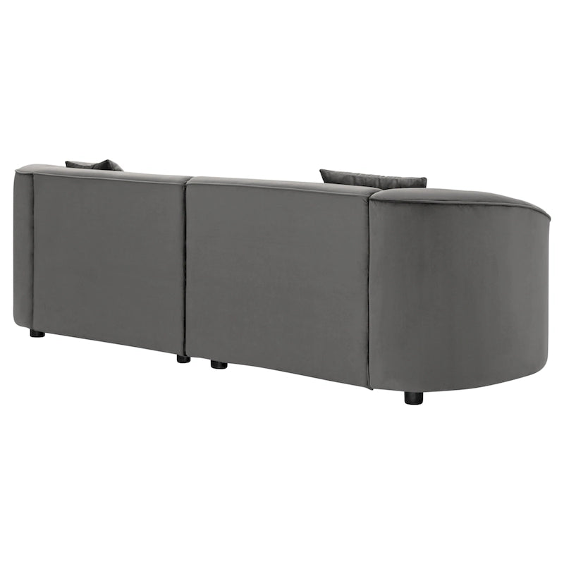 Christopher Knight Home - Allegra Sculptural 87 Curved Sofa