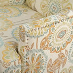GDFStudio - Bella Modern Accent Chair for Living Room with Birch Legs and Comfortable Fabric Upholstery