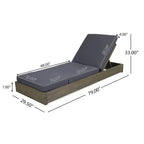 Christopher Knight Home Outdoor Comfort Chaise Lounge Set of 2
