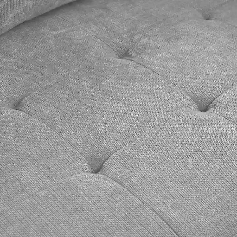 Christopher Knight Home-Miranda Convertible Polyester Sectional Sofa with Storage and Reversible Tray