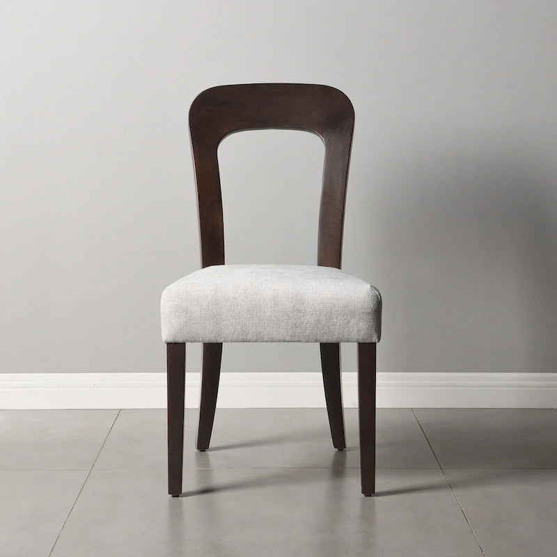 Christopher Knight Home - Adrian Upholstered Dining Chairs, Comfortable Seating with Sturdy Wood Frame, Set of 2
