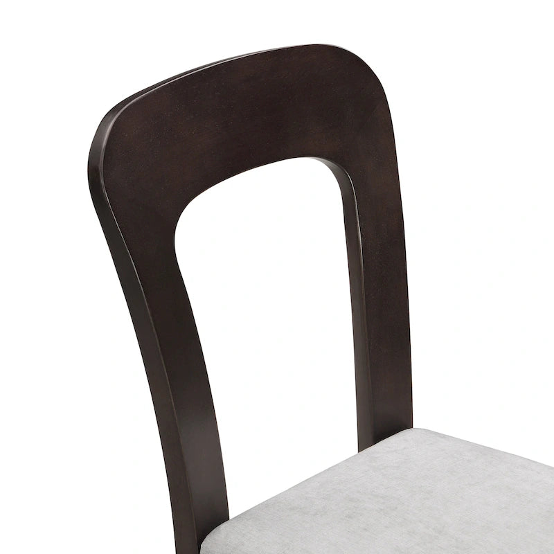 Christopher Knight Home - Adrian Upholstered Dining Chairs, Comfortable Seating with Sturdy Wood Frame, Set of 2
