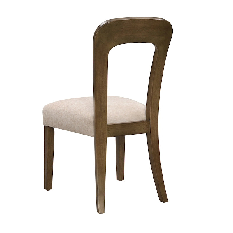 Christopher Knight Home - Adrian Upholstered Dining Chairs, Comfortable Seating with Sturdy Wood Frame, Set of 2