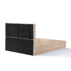 Struttura letto a piattaforma queen Christopher Knight Home con testiera imbottita