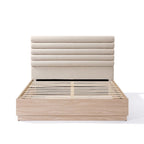 Struttura letto a piattaforma queen Christopher Knight Home con testiera imbottita