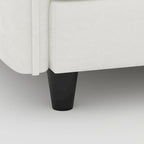 Christopher Knight Home - Benjamin Spacious 3-Seater L-Shaped Sofa with Movable Ottoman and Storage Pockets