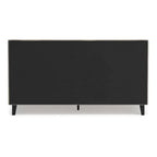 Signature Design by Ashley Cielden Light Gray King Upholstered Bed with Roll Slats