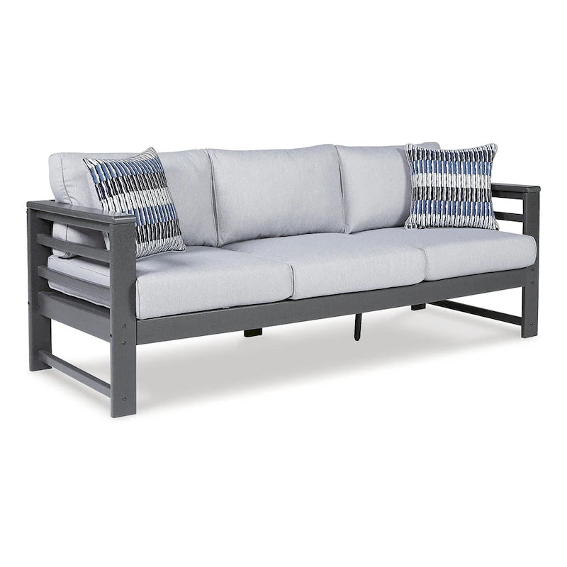 Signature Design by Ashley Amora Gray Pacchetto di mobili da esterno 2 pezzi - 79.25 L x 30.5 P x 33.25 H