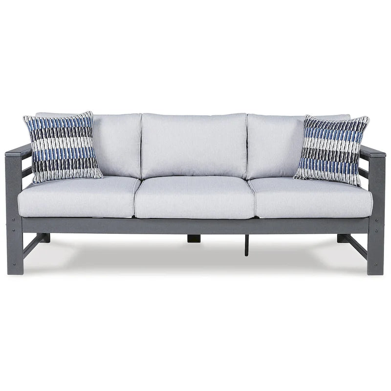 Signature Design by Ashley Amora Gray Pacchetto di mobili da esterno 2 pezzi - 79.25 L x 30.5 P x 33.25 H