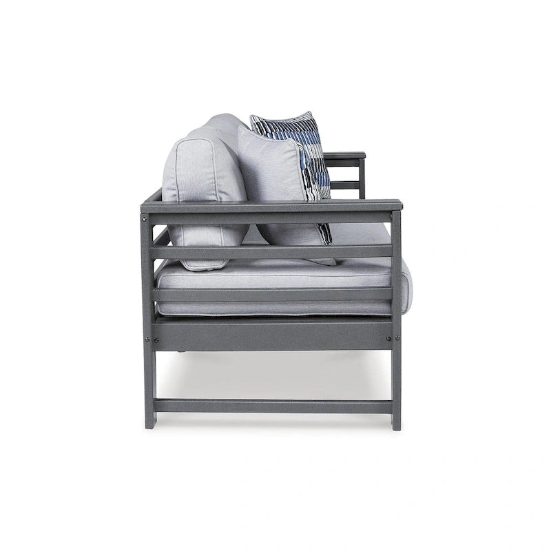 Signature Design by Ashley Amora Gray Pacchetto di mobili da esterno 2 pezzi - 79.25 L x 30.5 P x 33.25 H