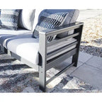Signature Design by Ashley Amora Gray Pacchetto di mobili da esterno 2 pezzi - 79.25 L x 30.5 P x 33.25 H