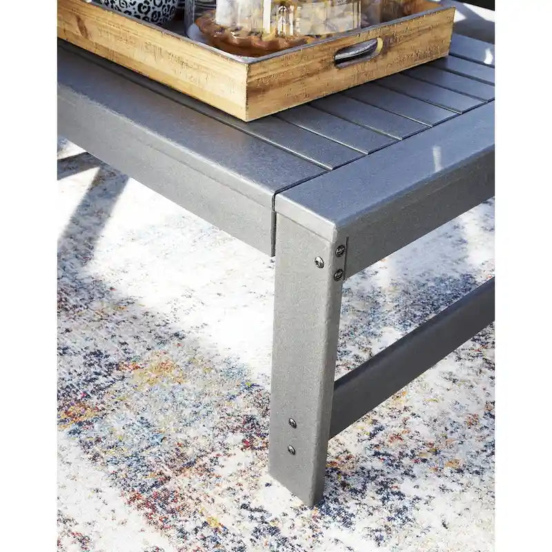Signature Design by Ashley Amora Gray Pacchetto di mobili da esterno 2 pezzi - 79.25 L x 30.5 P x 33.25 H