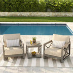 Outdoor Conversation Sofa Chair Furniture with Sunbrella Fabric Cushion