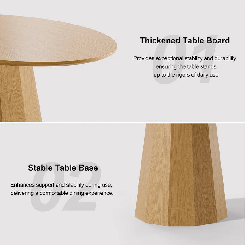 Dovelina 67 3 Color Options Oval Dining Table for 6 People - 67x33.5x31