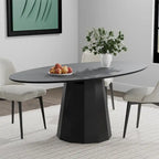 Dovelina 67 3 Color Options Oval Dining Table for 6 People - 67x33.5x31