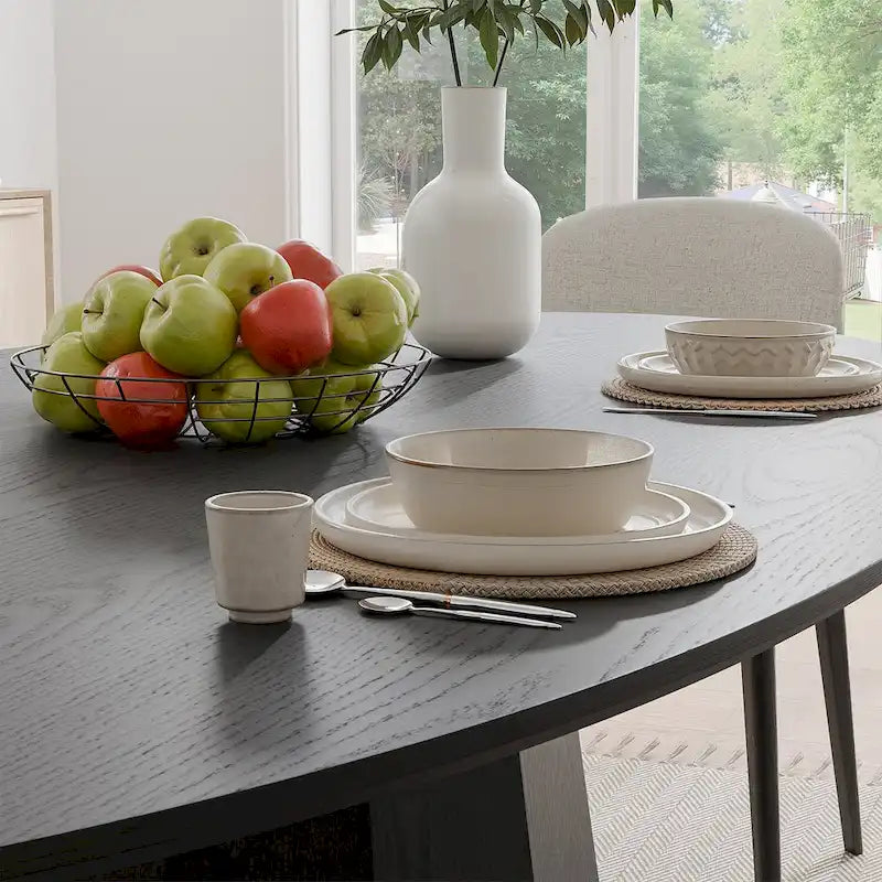 Dovelina 67 3 Color Options Oval Dining Table for 6 People - 67x33.5x31