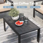5-Piece Sectional Conversation Set with Coffee Table