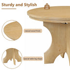 Modern Country Dining Table and Chair Sets Multi-Functional Dining Table and Chair Sets with Curved Table Base and Curved Bench