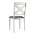 VECELO Set tavolo da pranzo con panca, tavolo da pranzo rettangolare allungabile in legno massello e 4 sedie da pranzo in legno massello