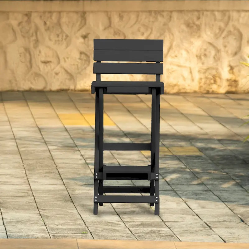 Set bar pieghevole da esterno a 3 pezzi completamente assemblato per tutte le stagioni Key West