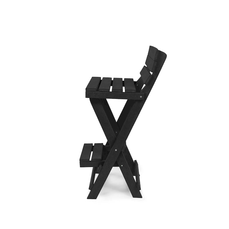 Set bar pieghevole da esterno a 3 pezzi completamente assemblato per tutte le stagioni Key West