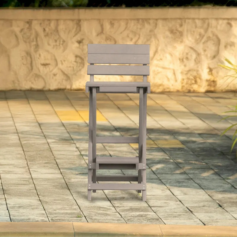 Set bar pieghevole da esterno a 3 pezzi completamente assemblato per tutte le stagioni Key West